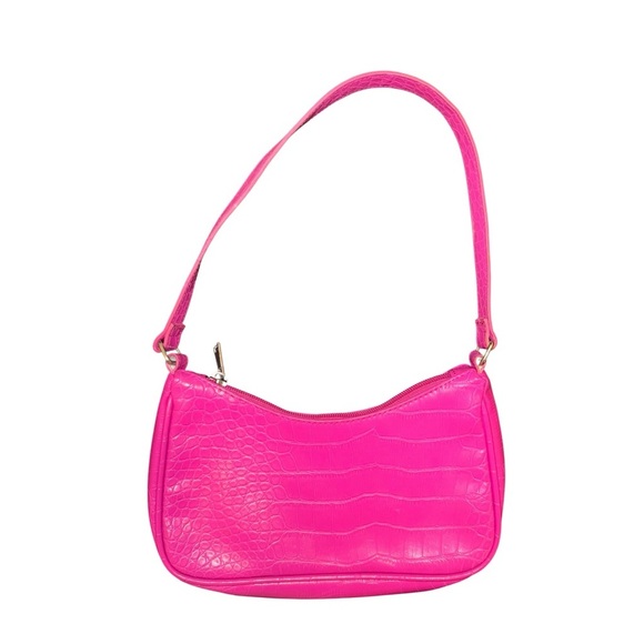 SHEIN Pink Shoulder Bag with Braided Strap - Picture 5 of 6